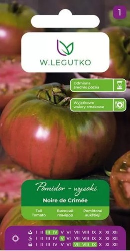 Nasiona pomidorów "Noire de Crimée"  0,1 g  W. Legutko