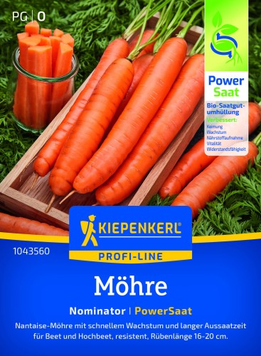 Marchew 'Nominator' F1 - nasiona otoczkowane - Kiepenkerl