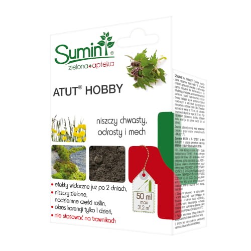 Atut Hobby 50 ml – środek na chwasty i mech – Sumin