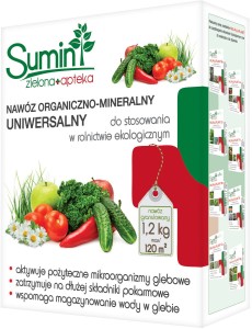 Nawóz do warzyw - organiczny granulowany  - 1,2 kg - Sumin