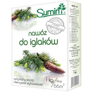 Nawóz do iglaków granulowany - nawóz do roślin iglastych - 1 kg Sumin