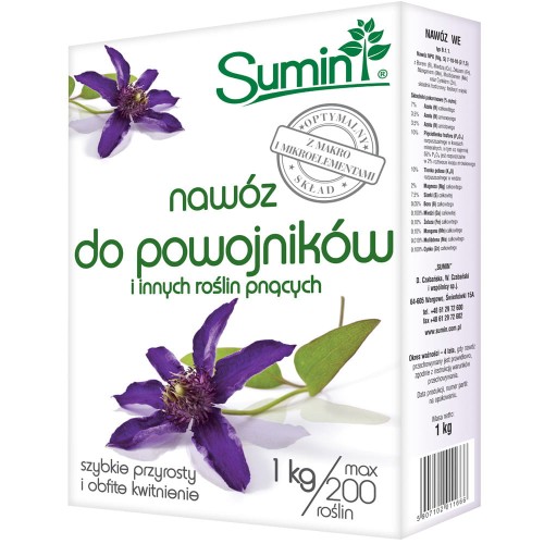 Nawóz Do Powojników i Innych Roślin Pnących 1 kg Sumin