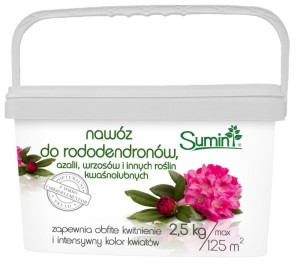 Nawóz Do Rododendronów, Azalii, Wrzosów i Innych Roślin Kwaśnolubnych 2,5 kg Sumin