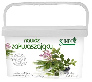 Nawóz zakwaszający granulowany do kwasolubnych 2,5 kg Sumin
