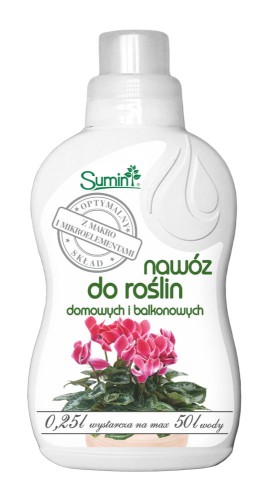 Nawóz płynny do roślin domowych i balkonowych 250 ml Sumin