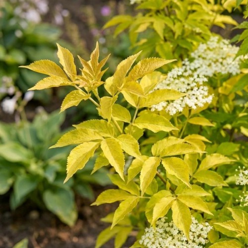 Bez czarny 'Golden Tower' (Sambucus Nigra Golden Tower)