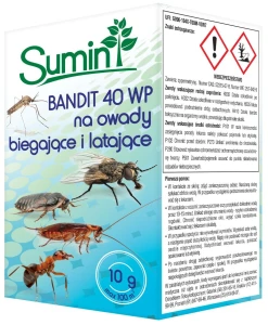 Bandit 40 WP 10 g Sumin - środek na prusaki, karaluchy, pluskwy, mrówki, szczypawki, muchy w domu