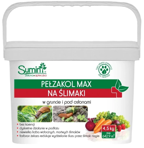 Pełzakol Max 4,5 kg Sumin - preparat na ślimaki