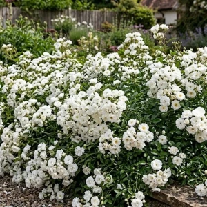 Róża Okrywowa Biała The Fairy White (Rosa Miniature The Fairy White)