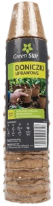 Doniczki z włókna kokosowego okrągłe – średnica 6 cm, wysokość 6 cm x 24 szt. Green Star