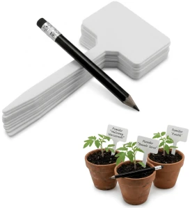 Etykiety do roślin - etykiety do opisywania roślin - z ołówkiem – 13 cm x 10 szt. Green Star