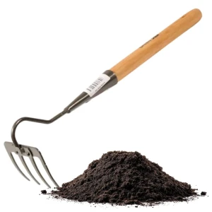 Grabki ręczne Pro Natura z drewnianą rączką – Green Star