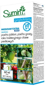 Miedzian Extra 350 SC 60 ml – preparat na choroby warzyw i drzew owocowych – Sumin