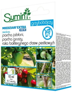 Miedzian Extra 350 SC 10 ml – preparat na choroby drzew owocowych – Sumin