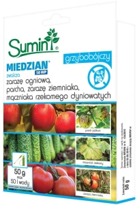 Miedzian 50 WP 50 g preparat na choroby drzew owocowych - Sumin