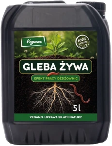 Gleba żywa - efekt pracy dżdżownic 5 l Vegano