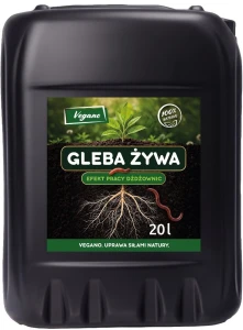 Gleba żywa - efekt pracy dżdżownic 20 l Vegano