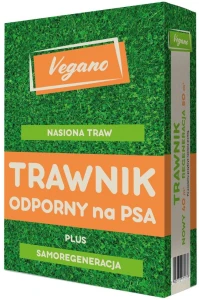 Trawnik z mikrokoniczyną samonawożący – odporny na mocz psa – 1 kg Vegano