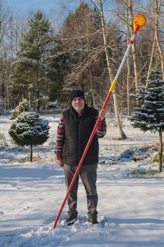 Piła do gałęzi + zrywacz do owoców + trzonek teleskopowy WOLF-GARTEN