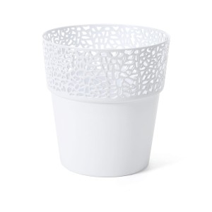 Osłonka "Rosa" średnica 13 cm biała