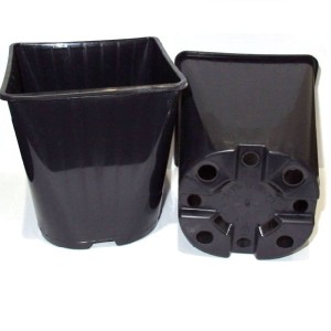 Doniczki plastikowe do rozsad i sadzonek 11 x 11 cm – 50 szt.