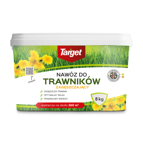 Nawóz do trawnika zagęszczający z mikroskładnikami – 8 kg Target