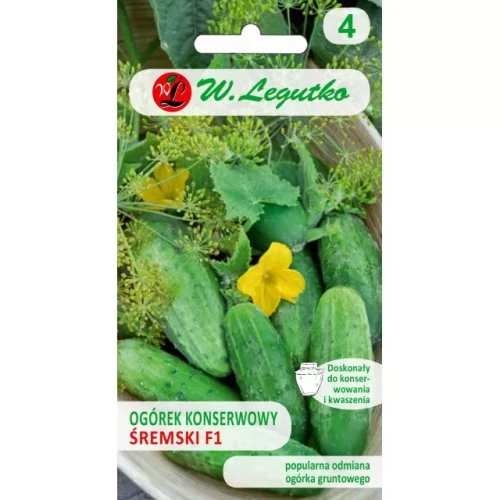 Ogórek gruntowy śremski F1 5 g - nasiona W. Legutko