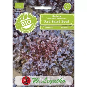 Sałata dębolistna "Red Salad Bowl" 0,5 g  - nasiona W. Legutko