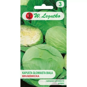 Kapusta głowiasta "Biała Brunświcka" 2 g - nasiona W. Legutko