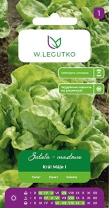 Sałata masłowa "Królowa majowych" 1 g - nasiona W. Legutko