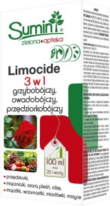 Limocide 3w1 - środek na choroby i szkodniki roślin na bazie olejku pomarańczowego - 100 ml - Sumin