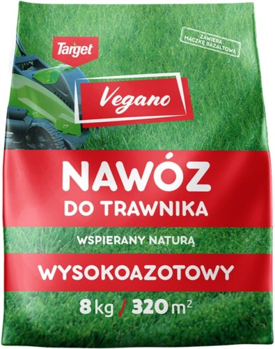 Wysokoazotowy nawóz do trawnika – wspierany naturą 8 kg Vegano