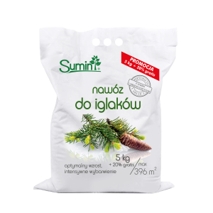 Nawóz do iglaków (worek) Optymalny Skład 5+1 kg Gratis Sumin